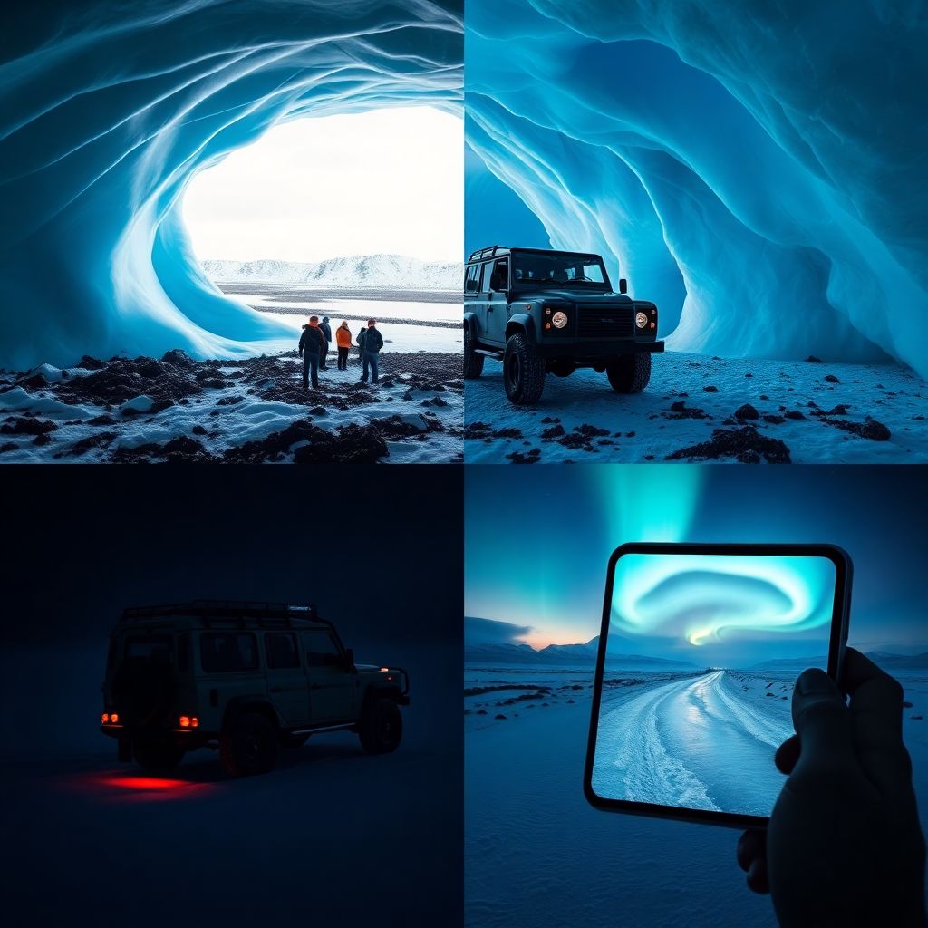 Путешествие в Исландию зимой: ледяные пещеры и охота за северным сиянием