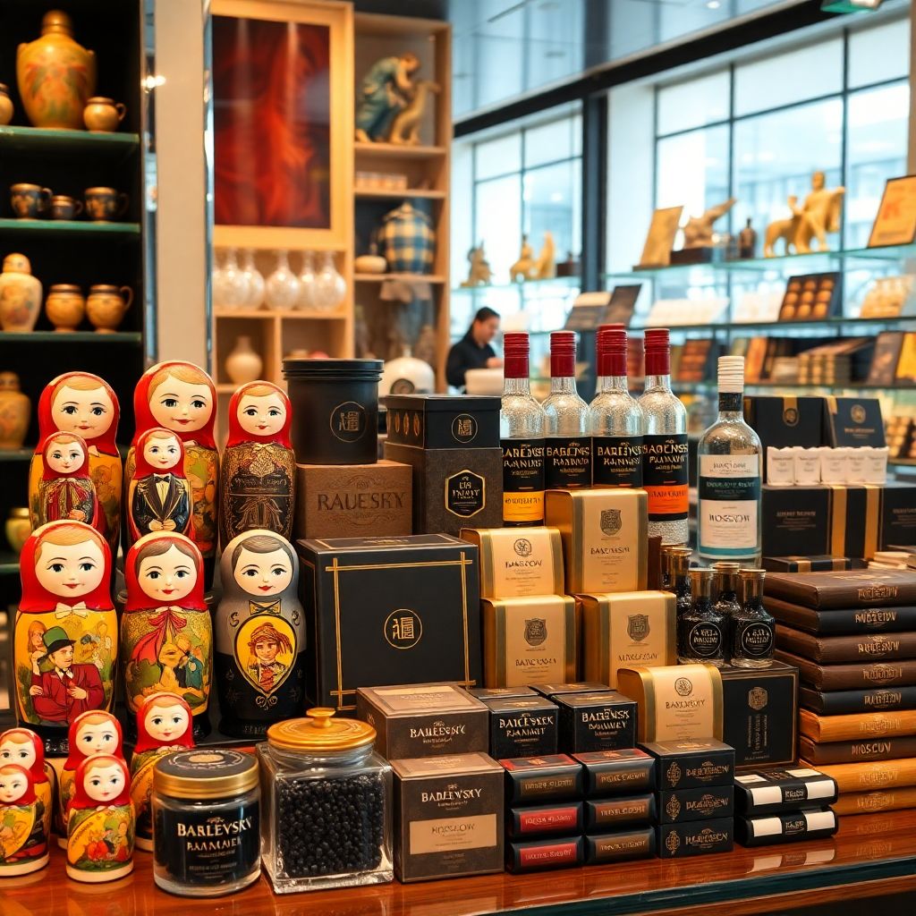 Сувениры для китайских туристов в Москве — матрёшка, икра, водка и шоколад