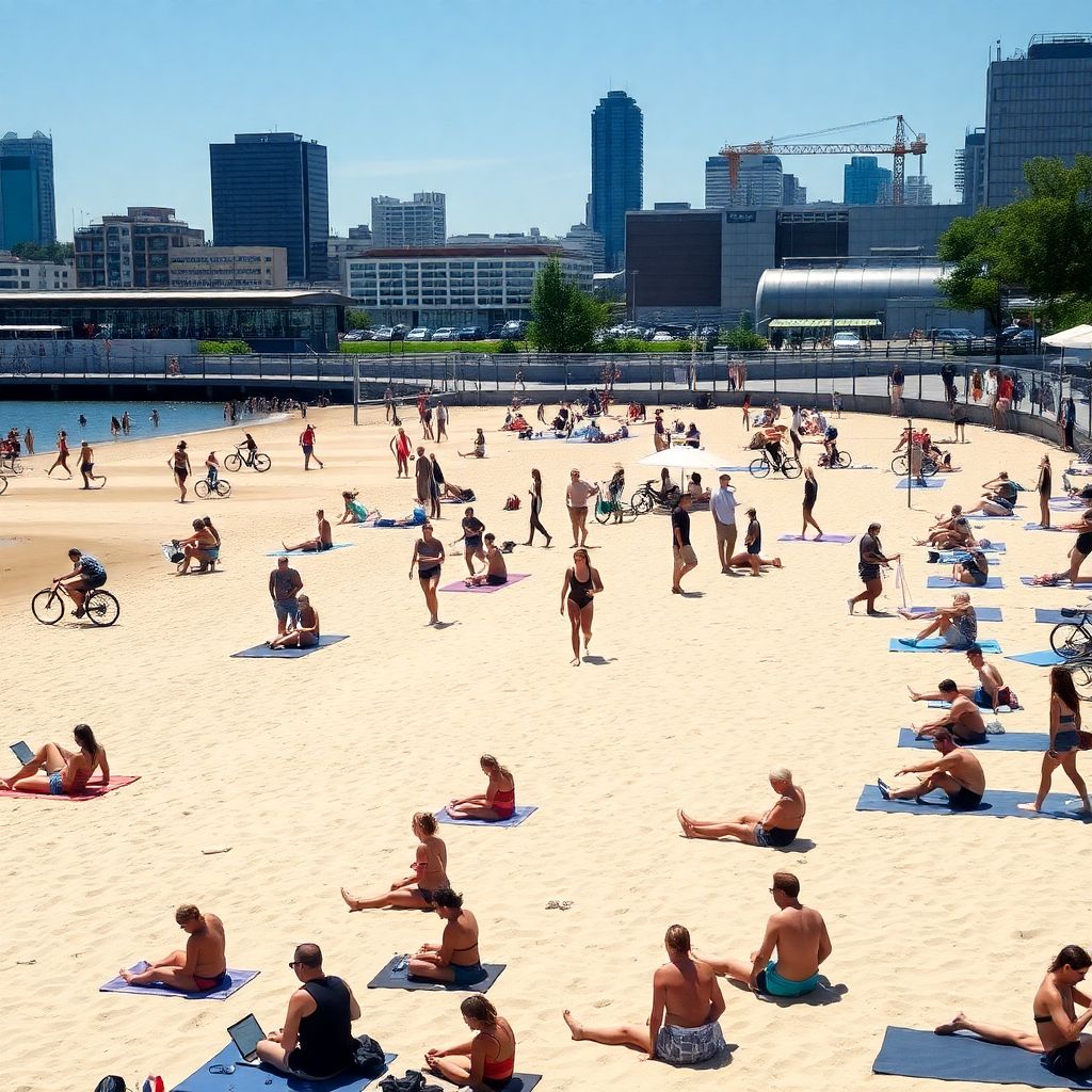 Амстердамский городской пляж глазами россиянина: тур из Москвы и «удачная генетика»