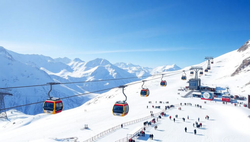 Самые длинные канатные дороги в мире - иллюстрация