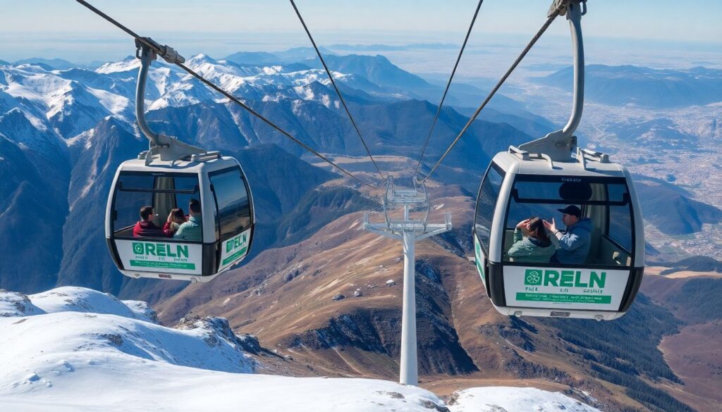 Самые длинные канатные дороги в мире - иллюстрация