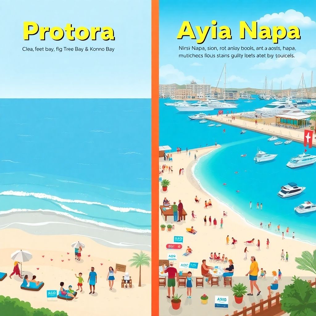 Отдых на Кипре: что выбрать — Протарас или Айя-Напа для идеального моря