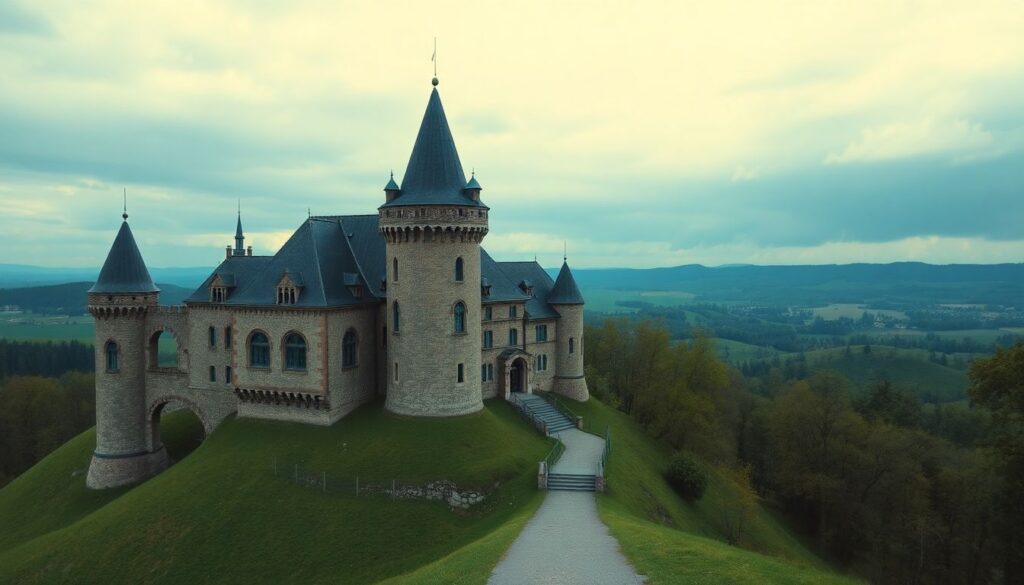 Путешествие в Румынию: замок Дракулы и Трансильвания - иллюстрация