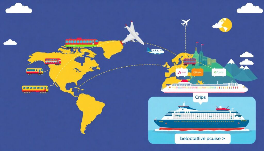 Как спланировать кругосветное путешествие - иллюстрация