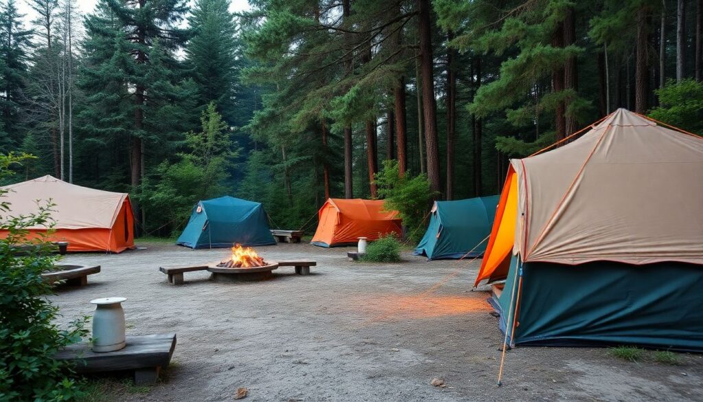 Лучшие места для отдыха с палаткой в России - иллюстрация