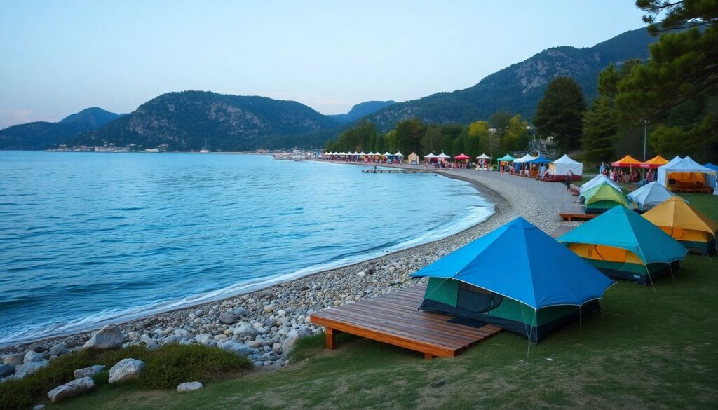 Лучшие места для отдыха с палаткой в России - иллюстрация