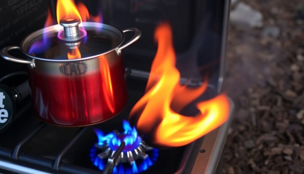 Как выбрать горелку и газ для похода - иллюстрация