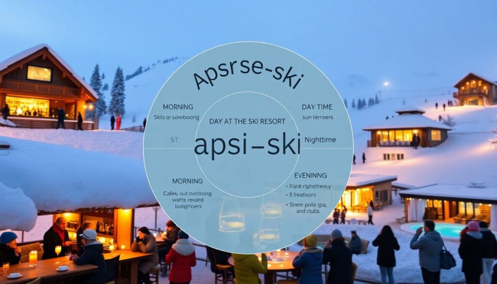 Лучшие горнолыжные курорты для апре-ски - иллюстрация