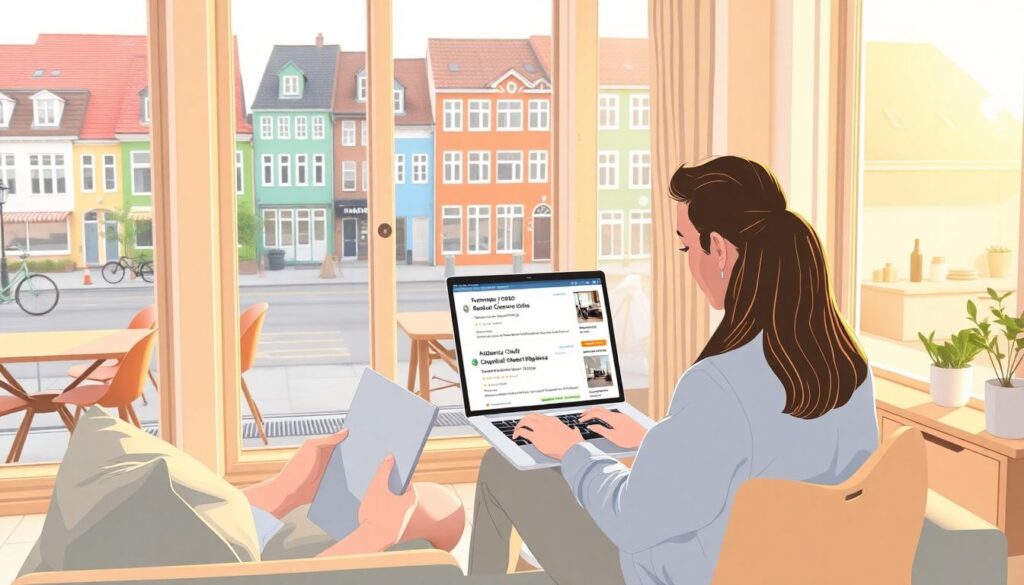 Путешествие по Скандинавии: Дания - иллюстрация