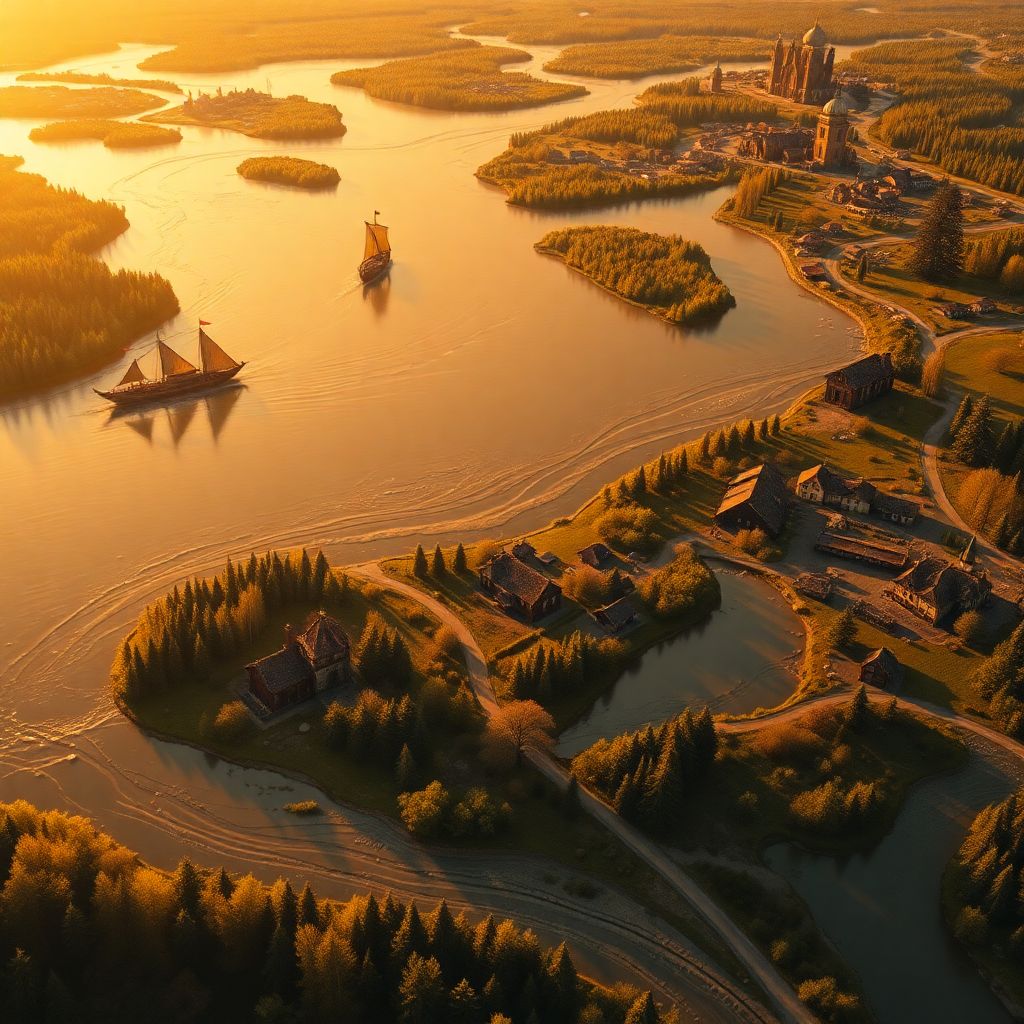 Старые торговые пути Древней Руси как основа современных путешествий