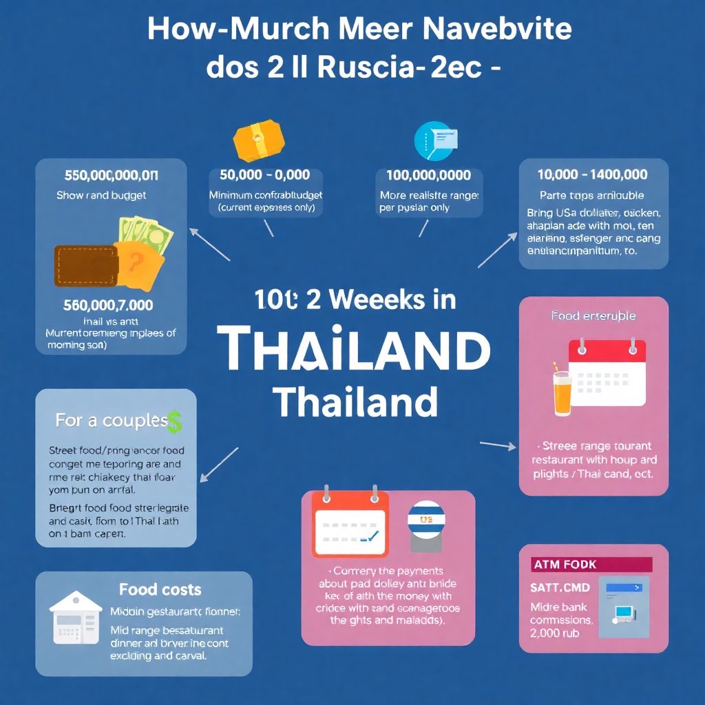 Сколько денег нужно в Таиланд на 2 недели в 2025 году без жесткой экономии