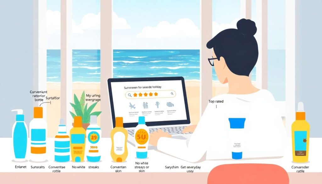 Как выбрать солнцезащитный крем для разных типов отдыха - иллюстрация