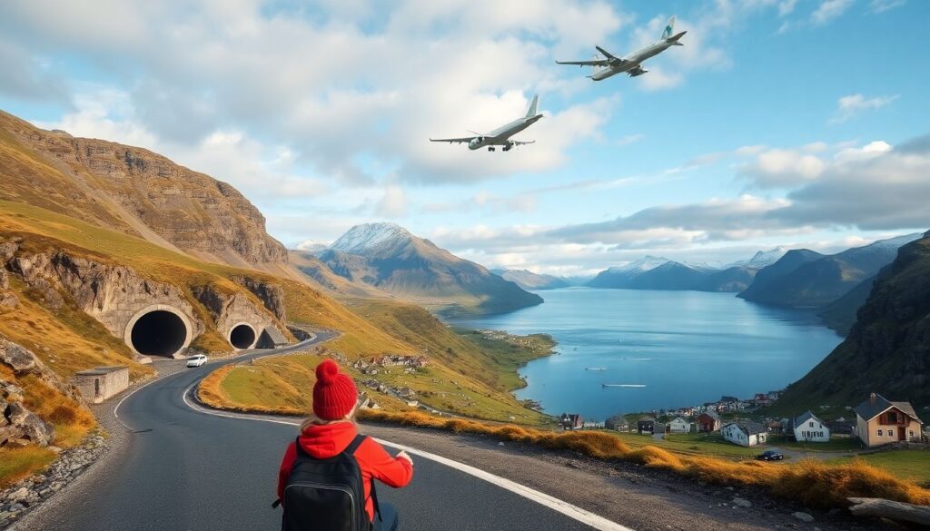 Путешествие на Фарерские острова: неземные пейзажи - иллюстрация