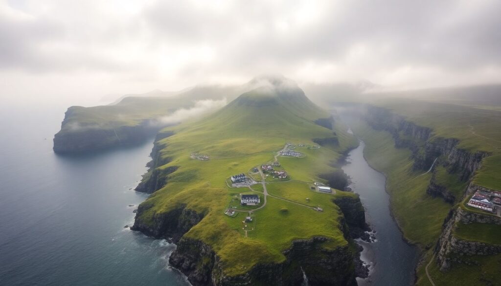 Путешествие на Фарерские острова: неземные пейзажи - иллюстрация