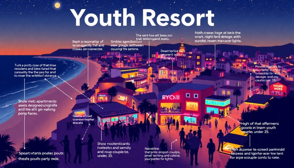 Лучшие курорты Испании для молодежного отдыха - иллюстрация