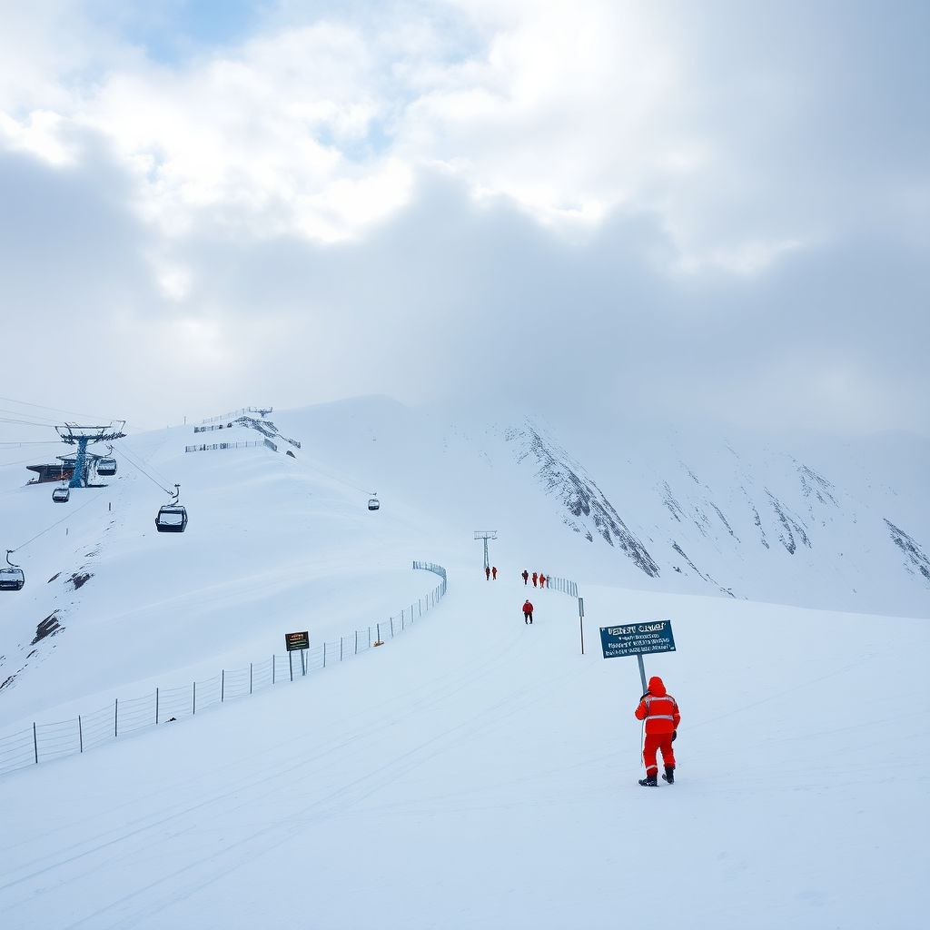 Горнолыжный курорт Эльбрус временно закрыт из‑за лавинной опасности ради безопасности