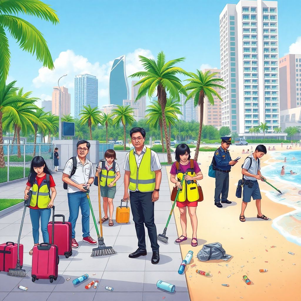 Малайзия наказывает туристов за мусор: штрафы и уборка улиц