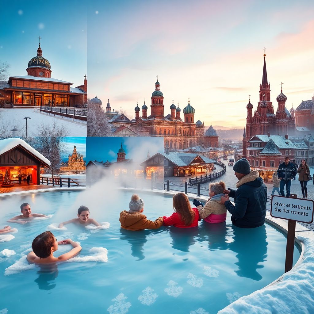 Новогодние туры по России 2025: короткие поездки в Тюмень, Калининград, Карелию