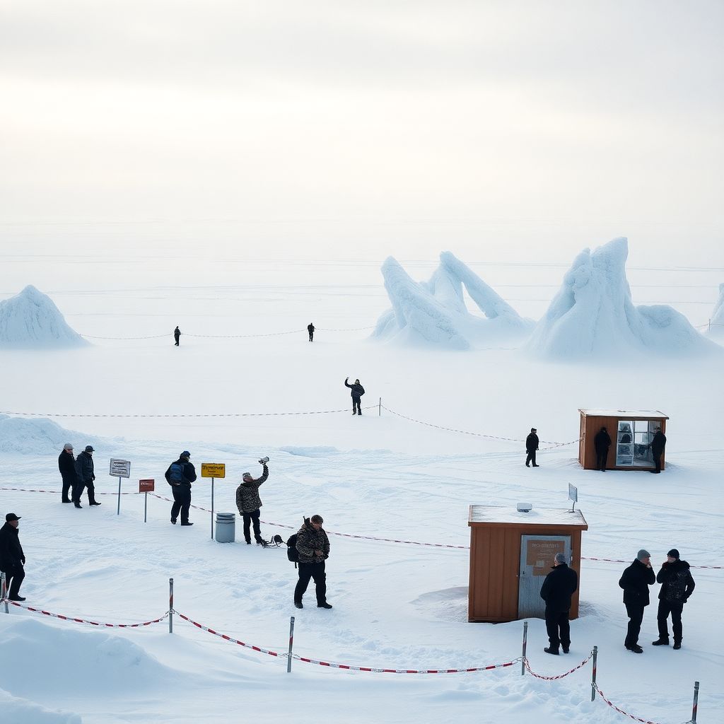 Замерзшая Балтика в Пионерском — опасные селфи на тонком льду и ответственность