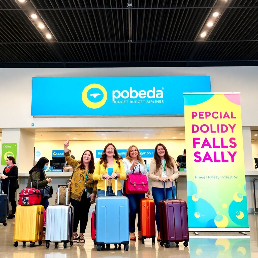 Авиабилеты Победа от 888 рублей: праздничная распродажа к 8 марта