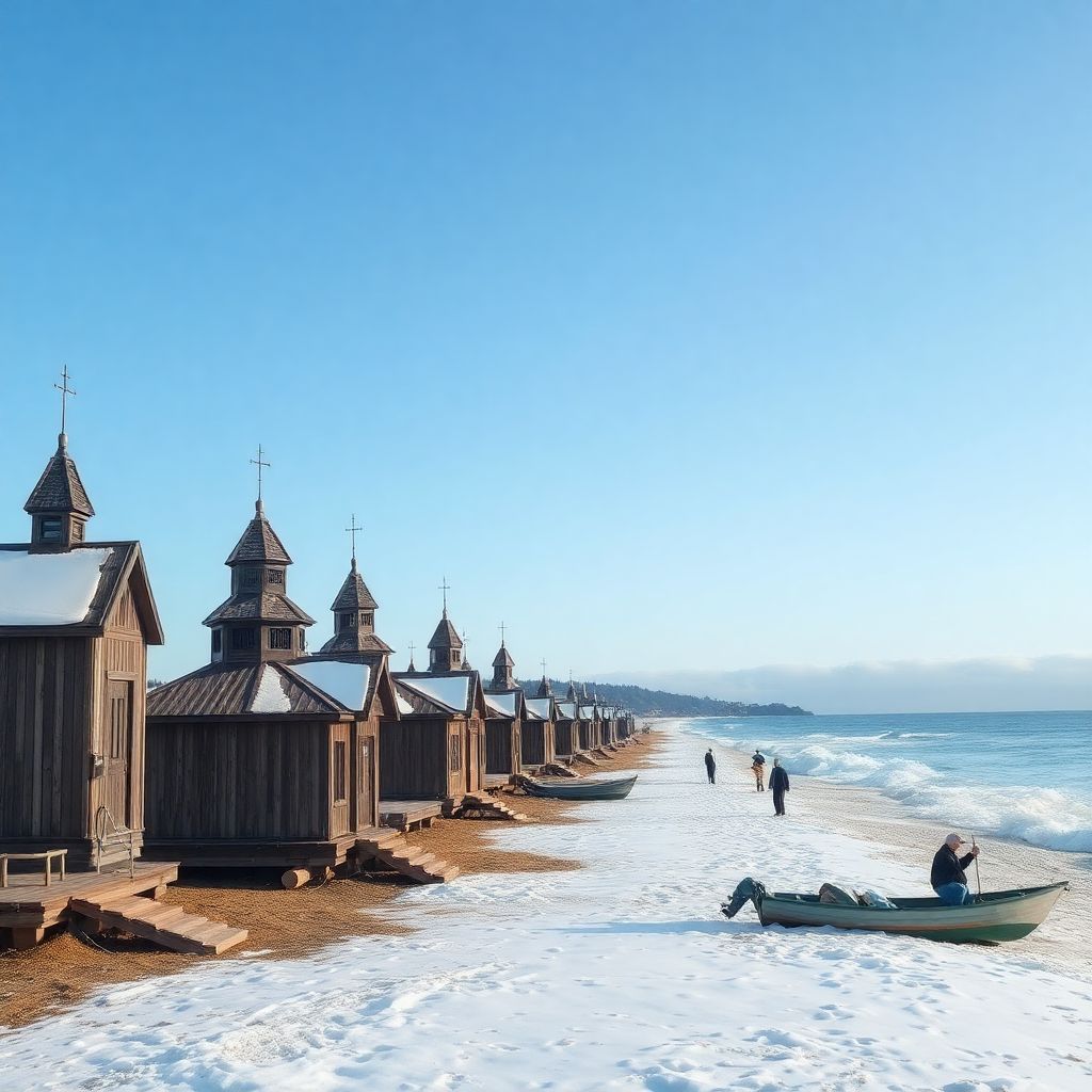 Фестивали Русского Севера у Белого моря с поморской кухней и деревянным зодчеством